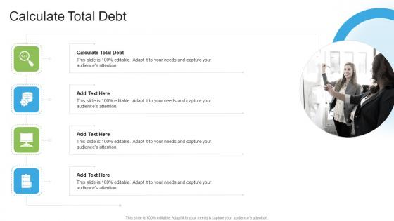 Calculate Total Debt In Powerpoint And Google Slides Cpb
