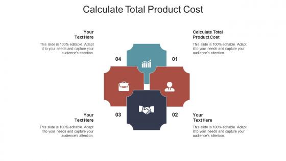 Calculate total product cost ppt powerpoint presentation styles summary cpb
