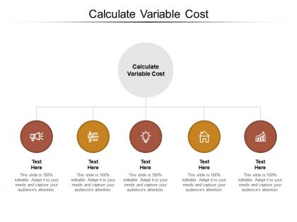 Calculate variable cost ppt powerpoint presentation slides show cpb