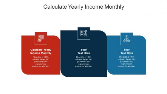 Calculate yearly income monthly ppt powerpoint presentation styles inspiration cpb