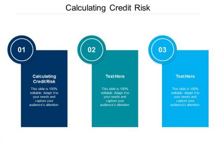 Calculating credit risk ppt powerpoint presentation layouts files cpb