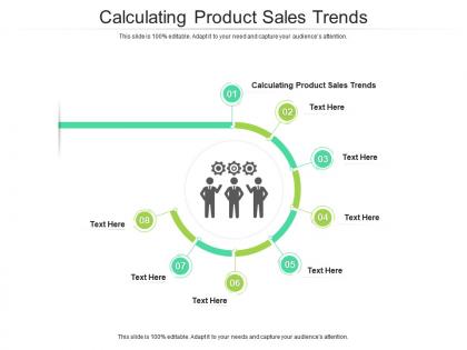 Calculating product sales trends ppt powerpoint presentation cpb