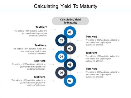 Calculating yield to maturity ppt powerpoint presentation model images cpb