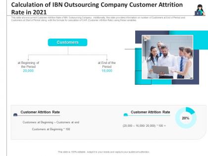Calculation ibn outsourcing customer turnover analysis business process outsourcing company