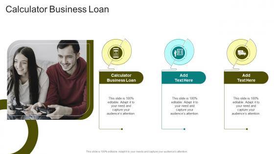 Calculator Business Loan In Powerpoint And Google Slides Cpb