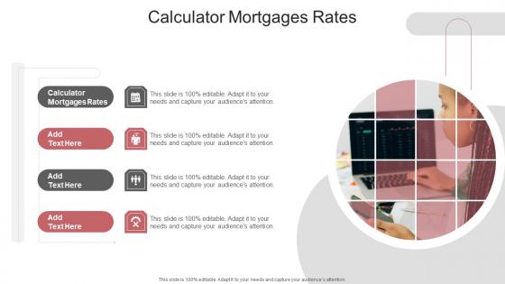 Calculator Mortgages Rates In Powerpoint And Google Slides Cpb