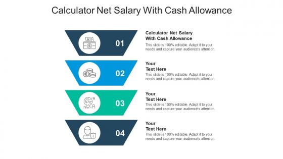 Calculator net salary with cash allowance ppt powerpoint presentation summary graphics cpb