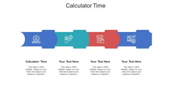 Calculator time ppt powerpoint presentation model deck cpb