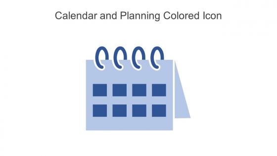 Calendar And Planning Colored Icon In Powerpoint Pptx Png And Editable Eps Format