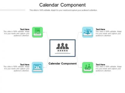 Calendar component ppt powerpoint presentation inspiration influencers cpb