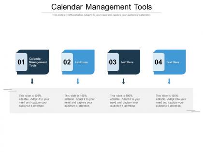 Calendar management tools ppt powerpoint presentation model background images cpb