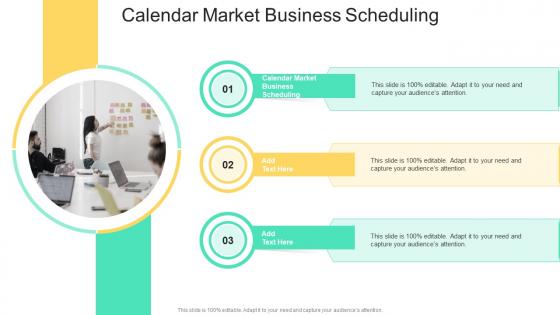 Calendar Market Business Scheduling In Powerpoint And Google Slides Cpb