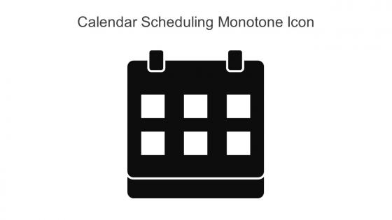Calendar Scheduling Monotone Icon In Powerpoint Pptx Png And Editable Eps Format