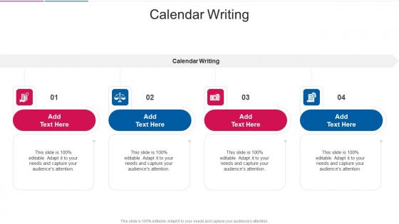 Calendar Writing In Powerpoint And Google Slides Cpb