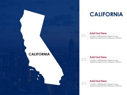 California powerpoint presentation ppt template