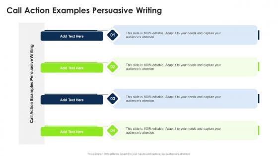 Call Action Examples Persuasive Writing In Powerpoint And Google Slides Cpb