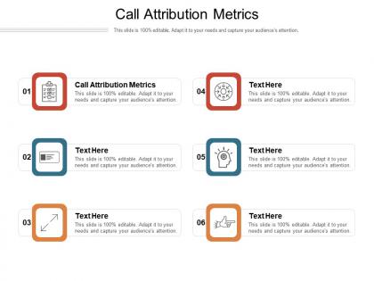 Call attribution metrics ppt powerpoint presentation inspiration cpb