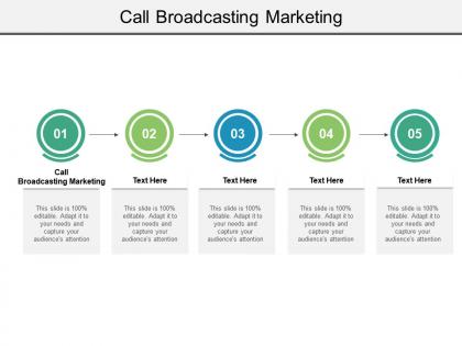 Call broadcasting marketing ppt powerpoint presentation ideas guidelines cpb
