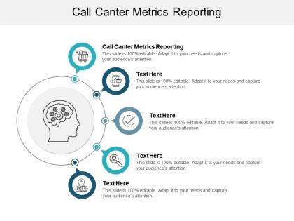 Call canter metrics reporting ppt powerpoint presentation portfolio background cpb