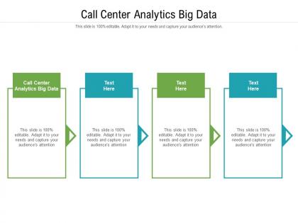 Call center analytics big data ppt powerpoint presentation icon cpb