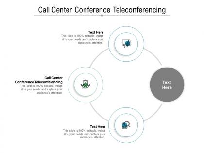 Call center conference teleconferencing ppt powerpoint presentation gallery design ideas cpb