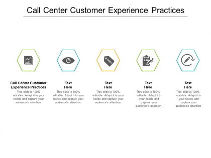 Call center customer experience practices ppt powerpoint presentation summary cpb
