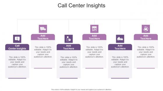 Call Center Insights In Powerpoint And Google Slides Cpb