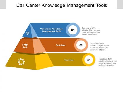 Call center knowledge management tools ppt powerpoint presentation slides gallery cpb