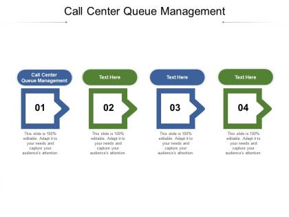 Call center queue management ppt powerpoint presentation model samples cpb