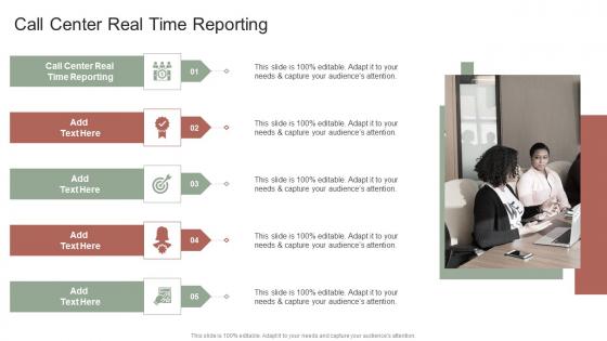 Call Center Real Time Reporting In Powerpoint And Google Slides Cpb