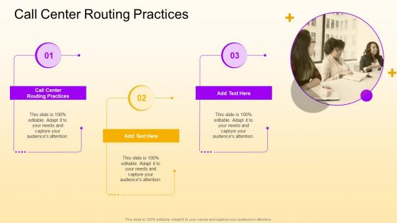 Call Center Routing Practices In Powerpoint And Google Slides Cpb