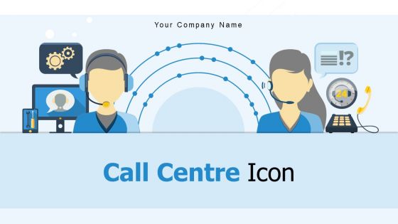 Call Centre Icon Customer Online Support Multiple Chat Bubble Microphone
