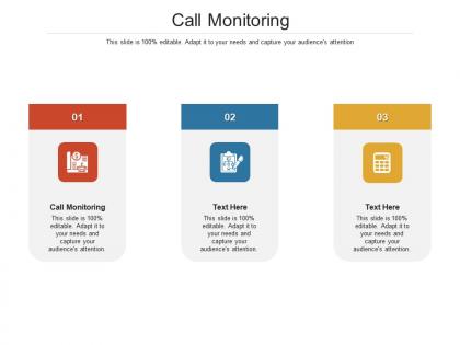 Call monitoring ppt powerpoint presentation styles diagrams cpb