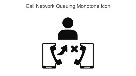 Call Network Queuing Monotone Icon In Powerpoint Pptx Png And Editable Eps Format