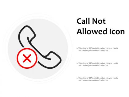 Call not allowed icon