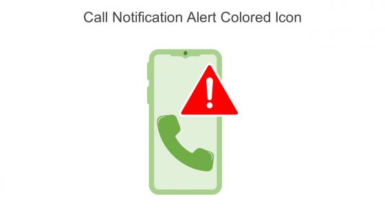 Call Notification Alert Colored Icon In Powerpoint Pptx Png And Editable Eps Format