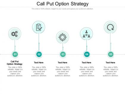 Call put option strategy ppt powerpoint presentation file maker cpb
