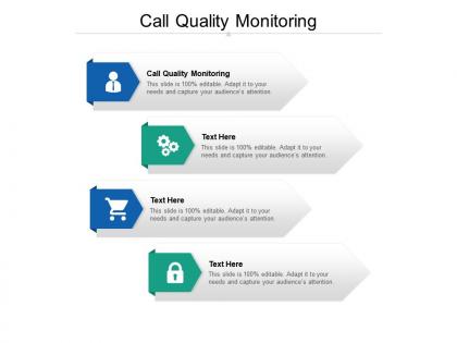 Call quality monitoring ppt powerpoint presentation infographics shapes cpb