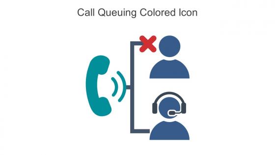 Call Queuing Colored Icon In Powerpoint Pptx Png And Editable Eps Format
