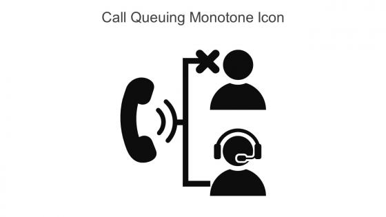 Call Queuing Monotone Icon In Powerpoint Pptx Png And Editable Eps Format