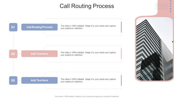 Call Routing Process In Powerpoint And Google Slides Cpb
