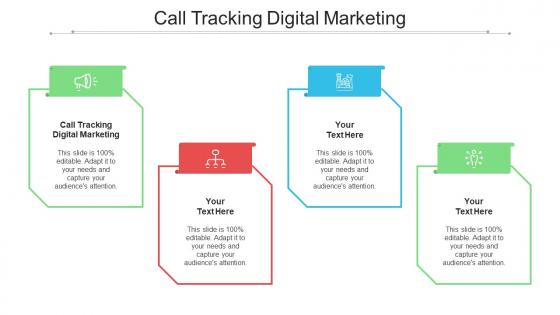 Call Tracking Digital Marketing Ppt Powerpoint Presentation Model Vector Cpb