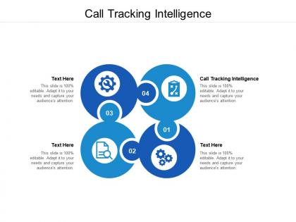 Call tracking intelligence ppt powerpoint presentation ideas slide download cpb
