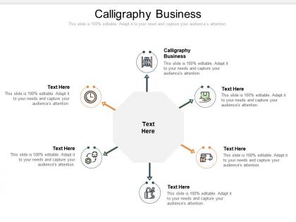 Calligraphy business ppt powerpoint presentation infographic template slides cpb