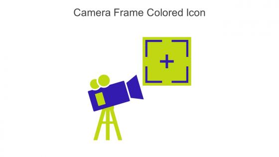 Camera Frame Colored Icon In Powerpoint Pptx Png And Editable Eps Format