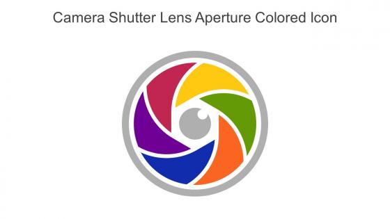 Camera Shutter Lens Aperture Colored Icon In Powerpoint Pptx Png And Editable Eps Format
