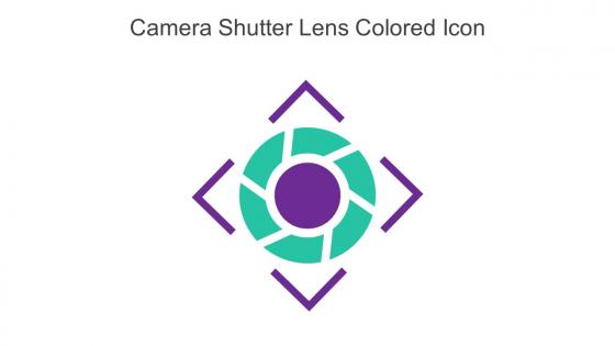 Camera Shutter Lens Colored Icon In Powerpoint Pptx Png And Editable Eps Format