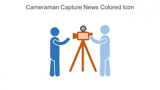 Cameraman Capture News Colored Icon In Powerpoint Pptx Png And Editable Eps Format