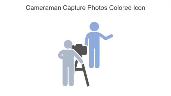 Cameraman Capture Photos Colored Icon In Powerpoint Pptx Png And Editable Eps Format