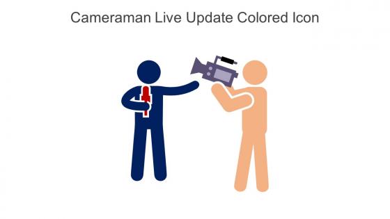 Cameraman Live Update Colored Icon In Powerpoint Pptx Png And Editable Eps Format